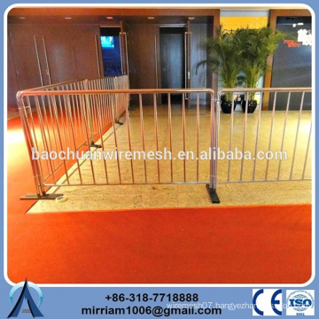 best service durable and anti-rust used hot dipped galvanized steel powder coated Crowed Control Barrier